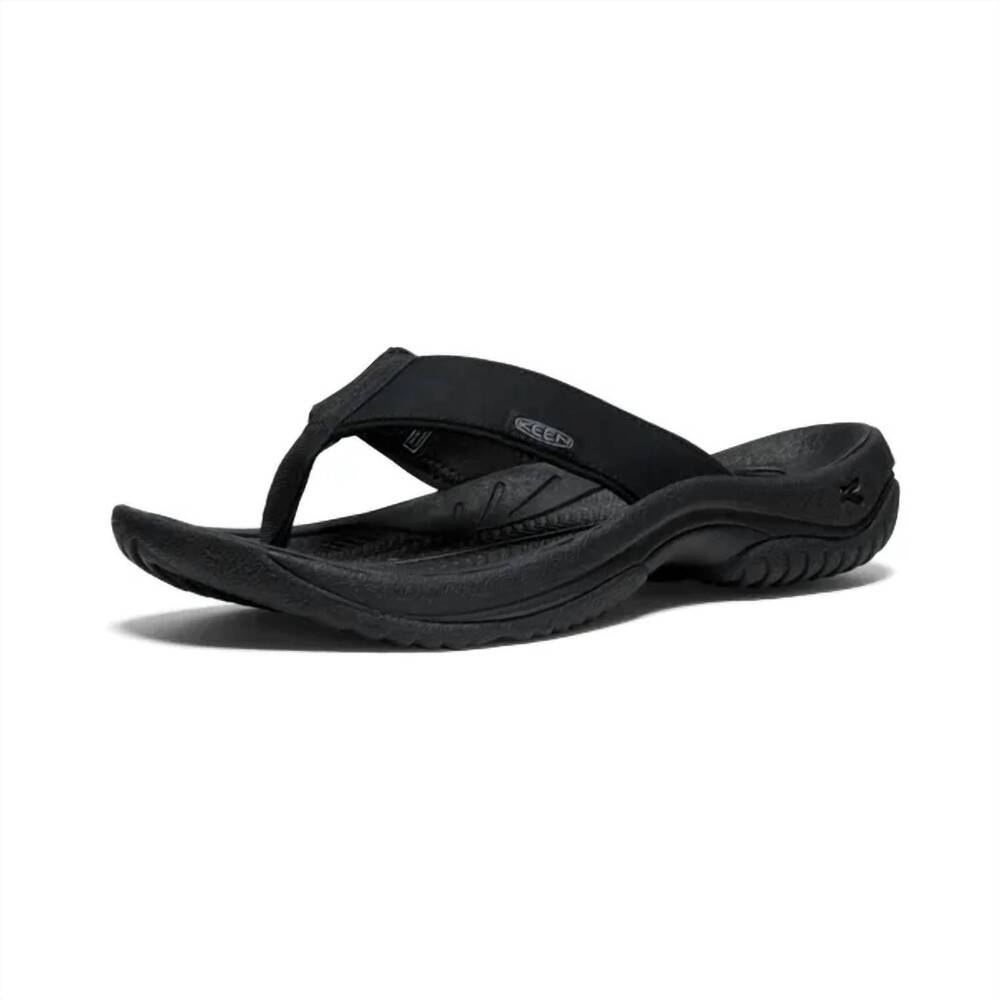 NEW KEEN women's kona flip flop in black